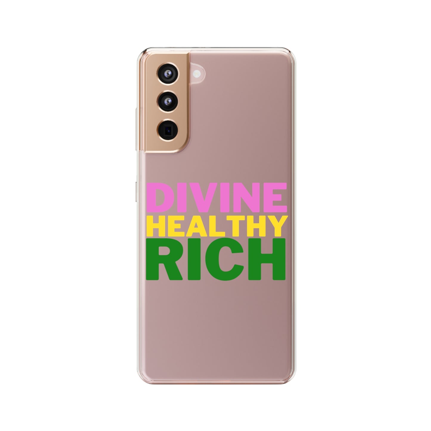 Divine Healthy Rich Affirmation Phone Case