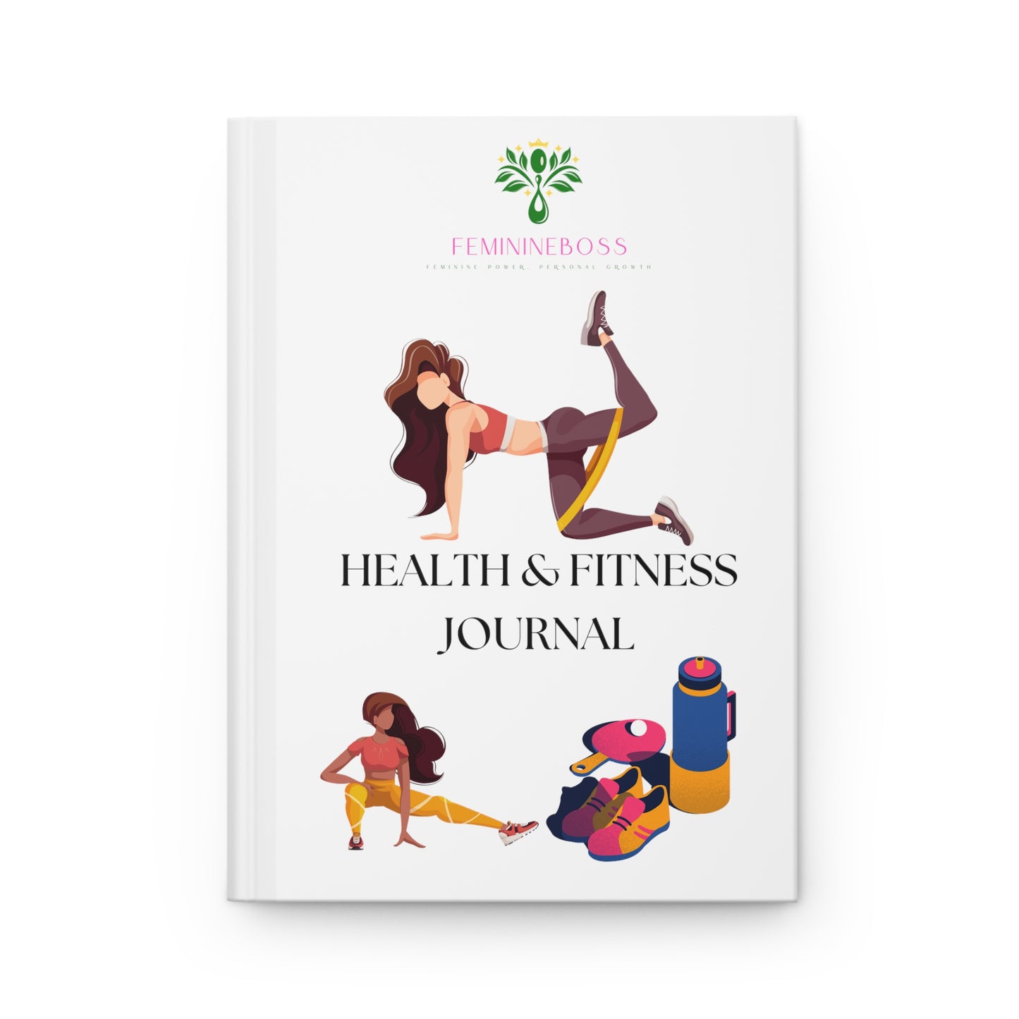 Health & Fitness Hardcover Journal