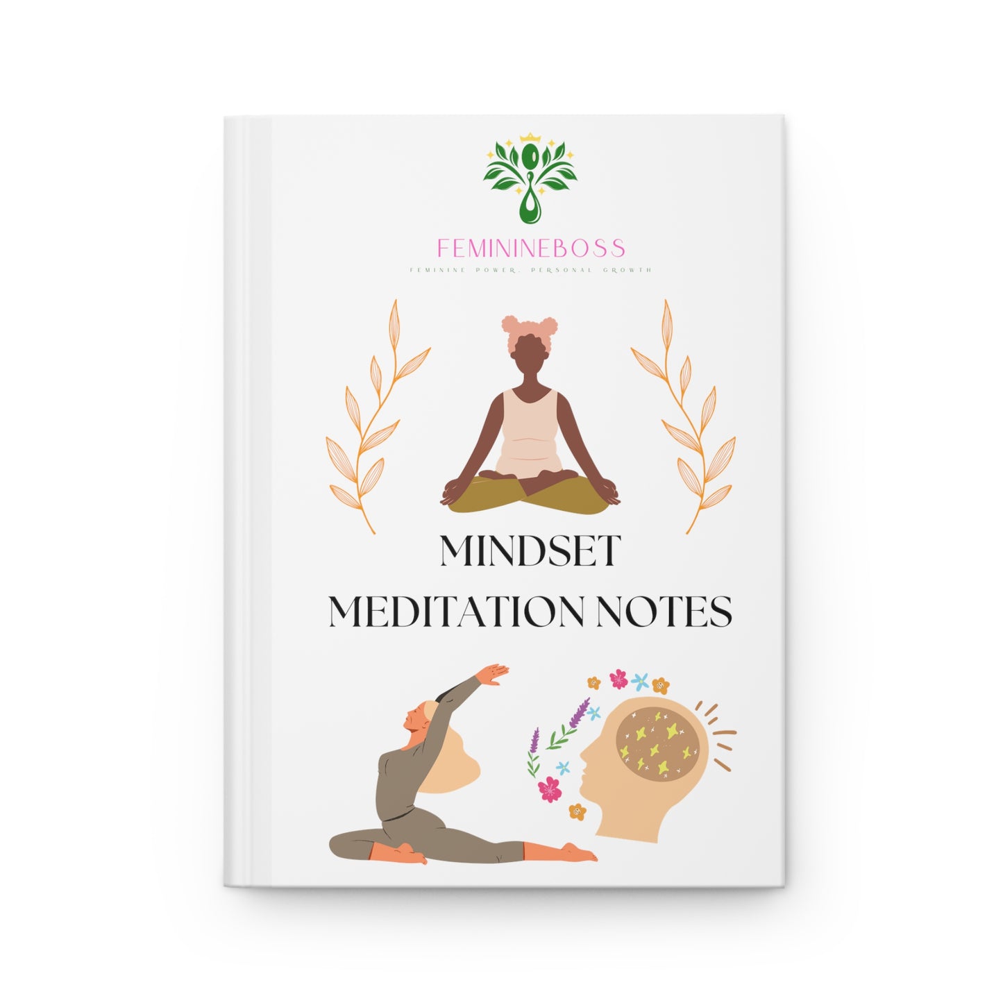 Mindset & Meditation Hardcover Journal