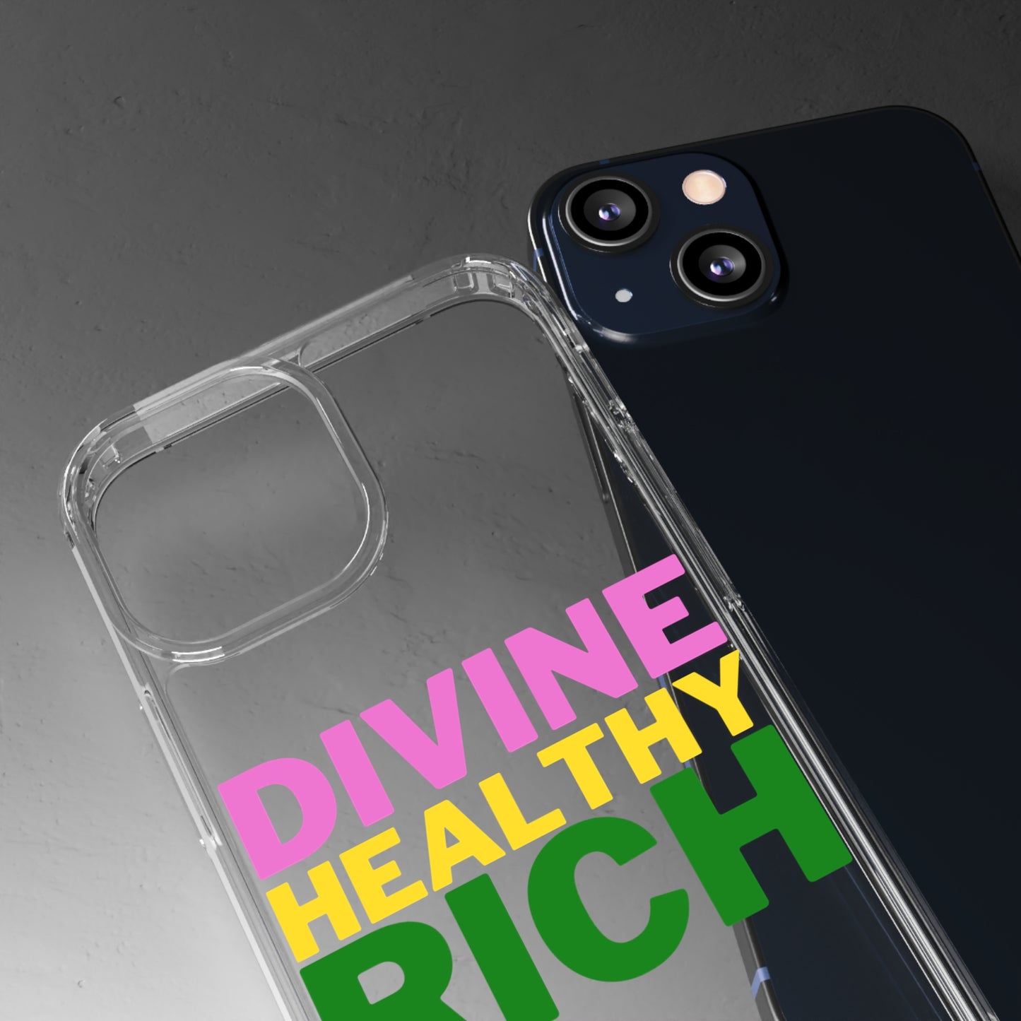 Divine Healthy Rich Affirmation Phone Case