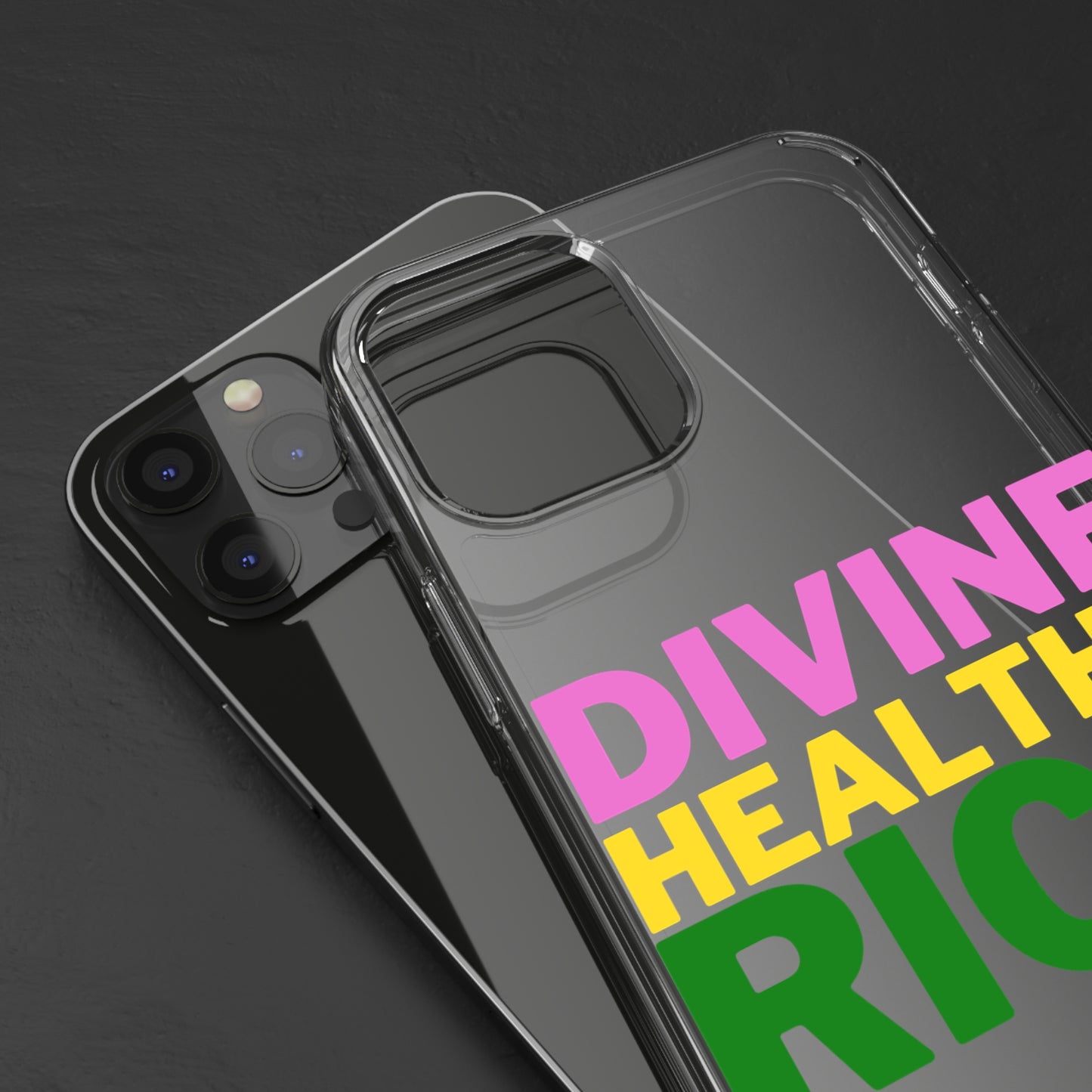 Divine Healthy Rich Affirmation Phone Case