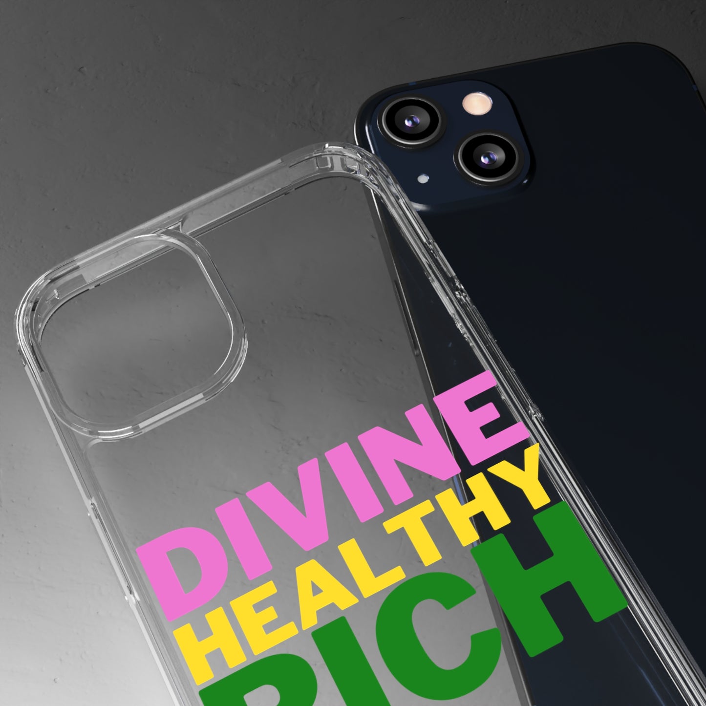 Divine Healthy Rich Affirmation Phone Case