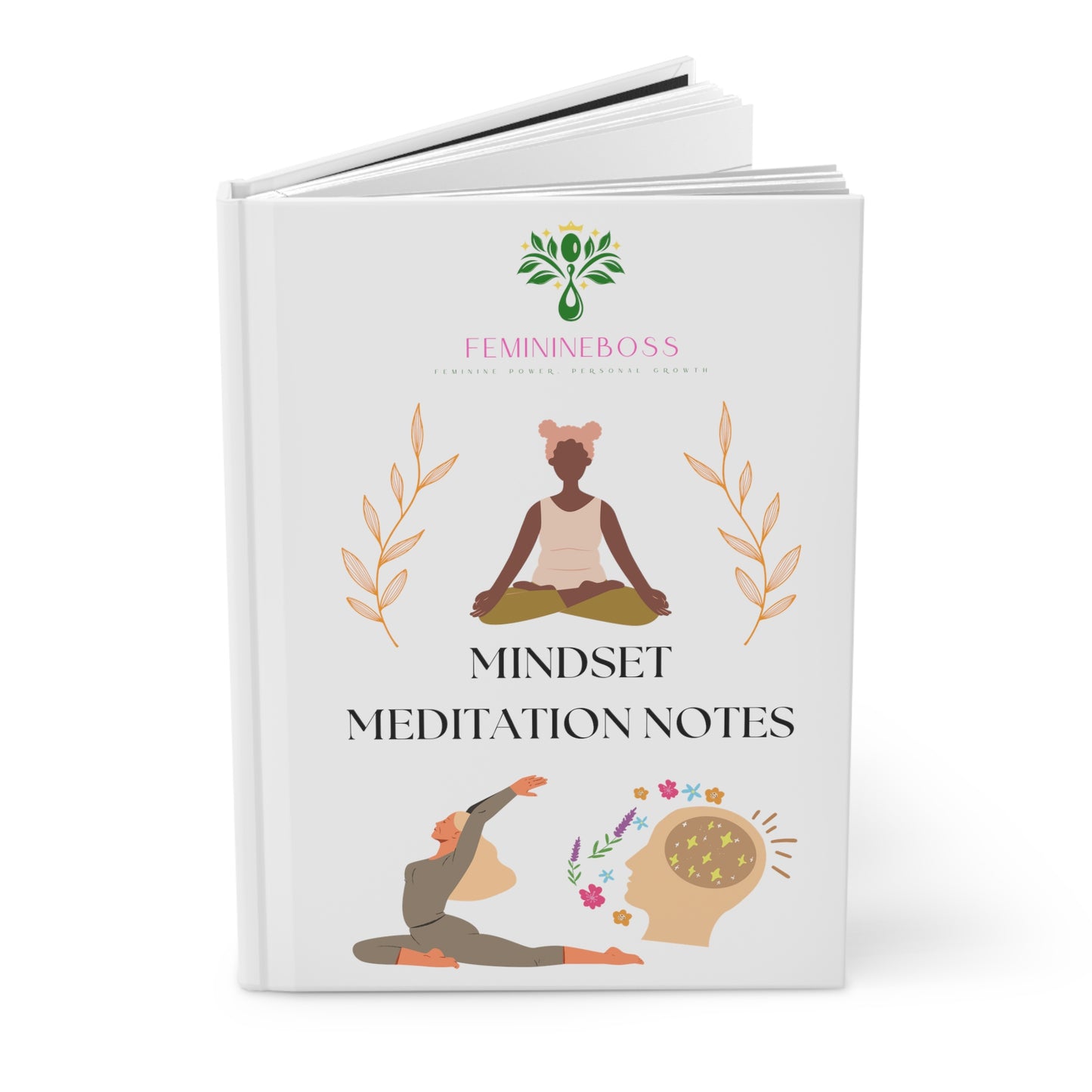 Mindset & Meditation Hardcover Journal