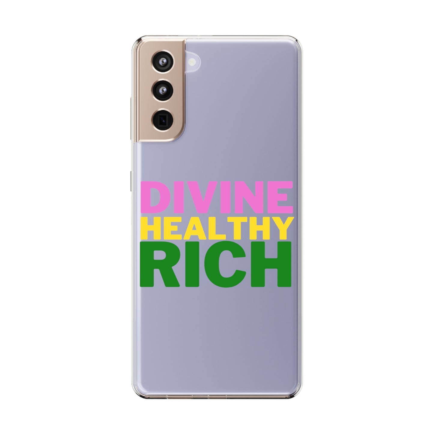 Divine Healthy Rich Affirmation Phone Case