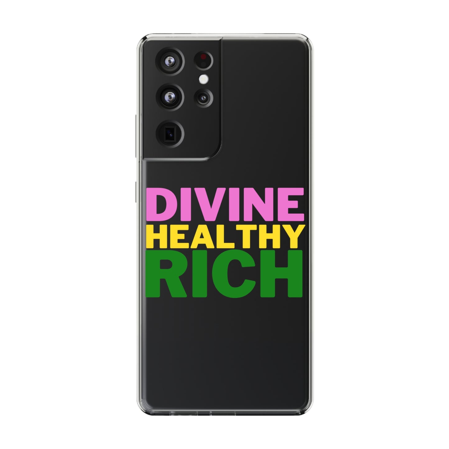 Divine Healthy Rich Affirmation Phone Case