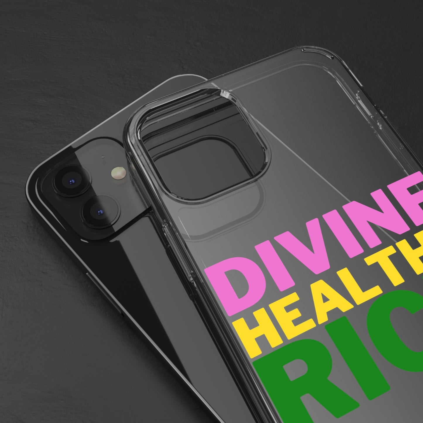 Divine Healthy Rich Affirmation Phone Case