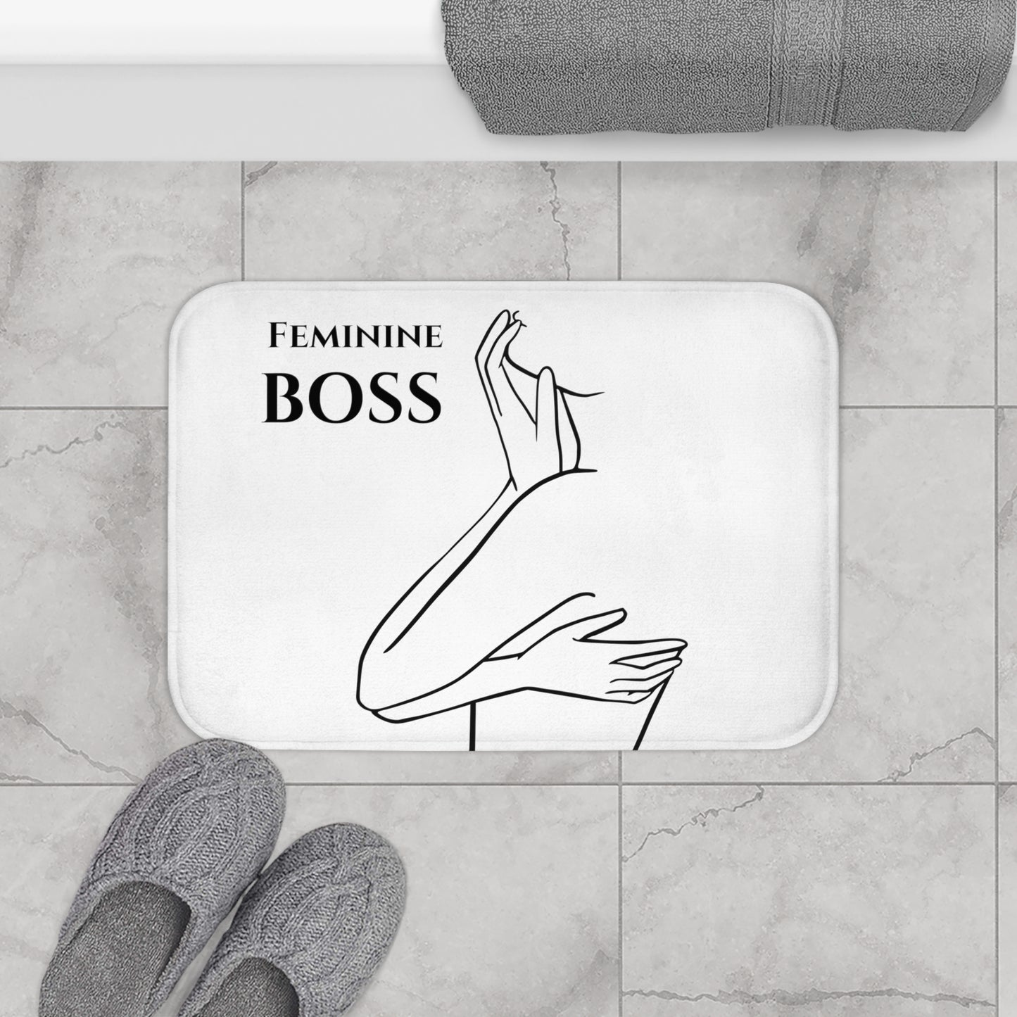 Feminine Boss Bath Mat